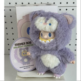 FARMER BOB Ani-Night Monster Series Vinyl Plush Pendant Shadow Badger Bob